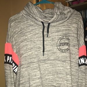 Women’s Pink Cowlneck Sweatshirt